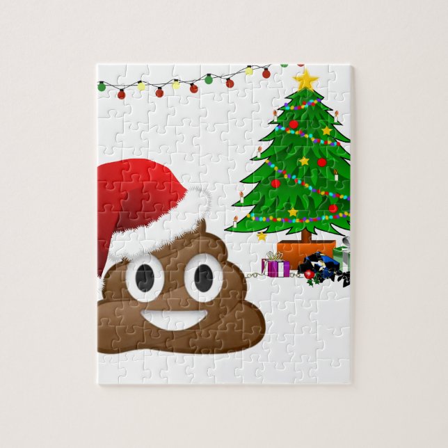 Weihnachtspoemoji Puzzle (Vertikal)