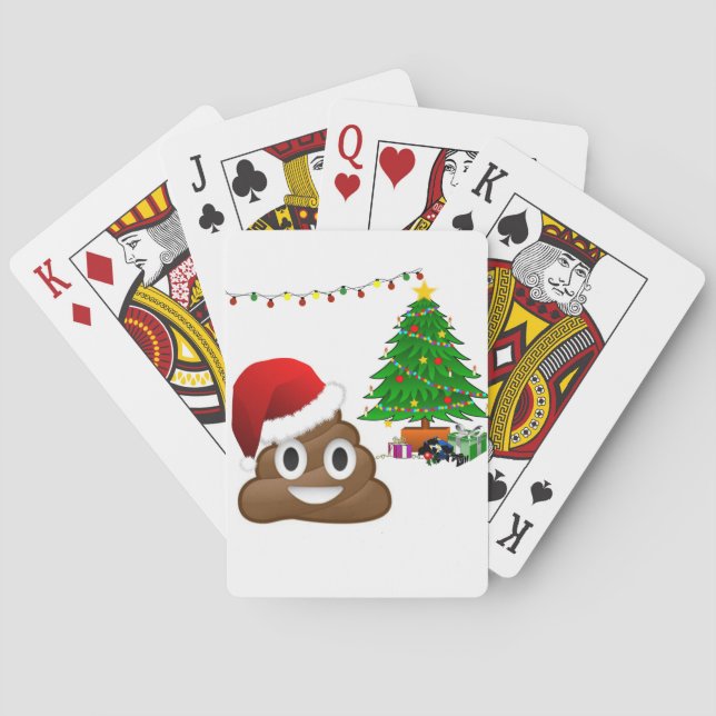 Weihnachtspoemoji Spielkarten (Rückseite)