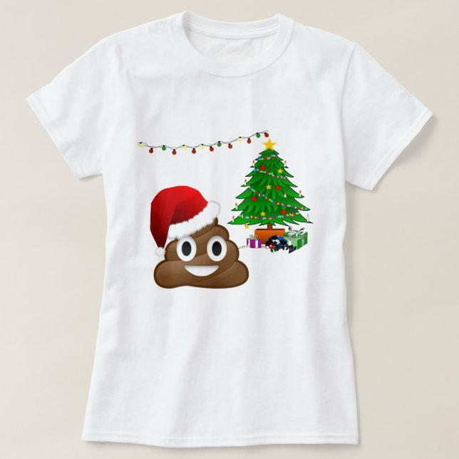 Weihnachtspoemoji T-Shirt (Design vorne)