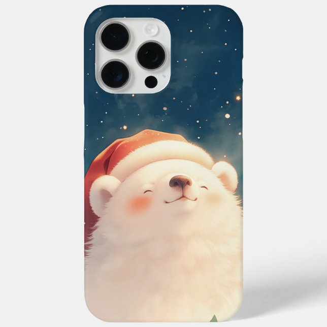 Weihnachtspolar Case-Mate iPhone Hülle (Rückseite)