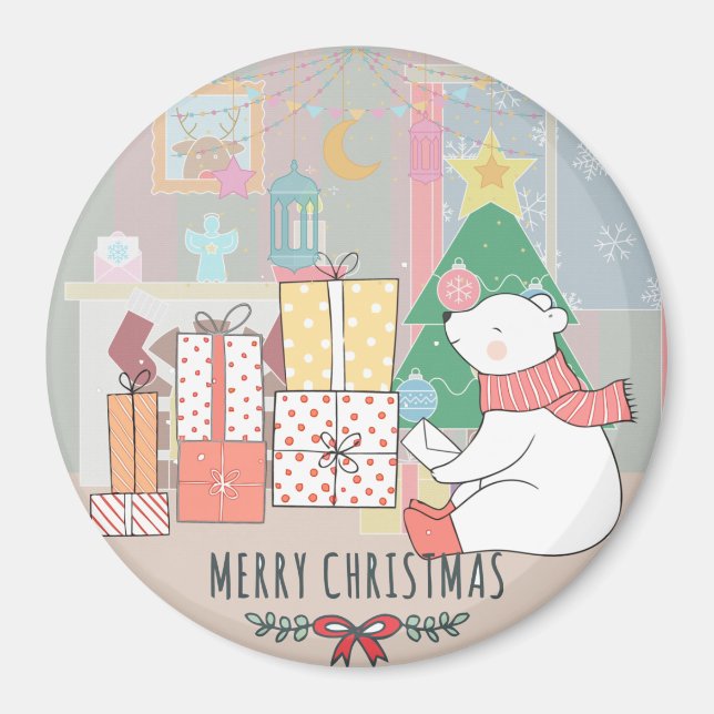 Weihnachtspolar Magnet (Vorne)