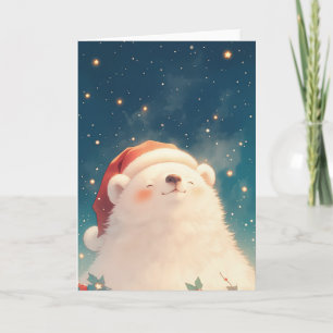 Weihnachtspolarbär Karte