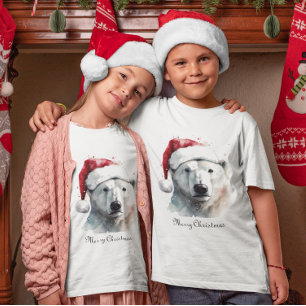 Weihnachtspolarbär, kundenspezifisch T-Shirt