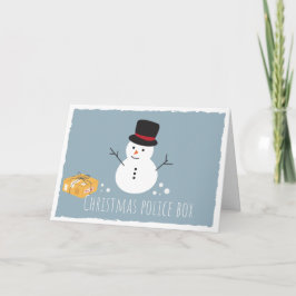 Weihnachtspolizeikarte Karte