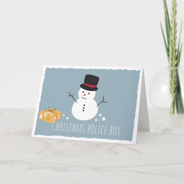 Weihnachtspolizeikarte Karte (Vorderseite)