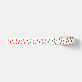 Weihnachtspolka Pünktchen Ripsband