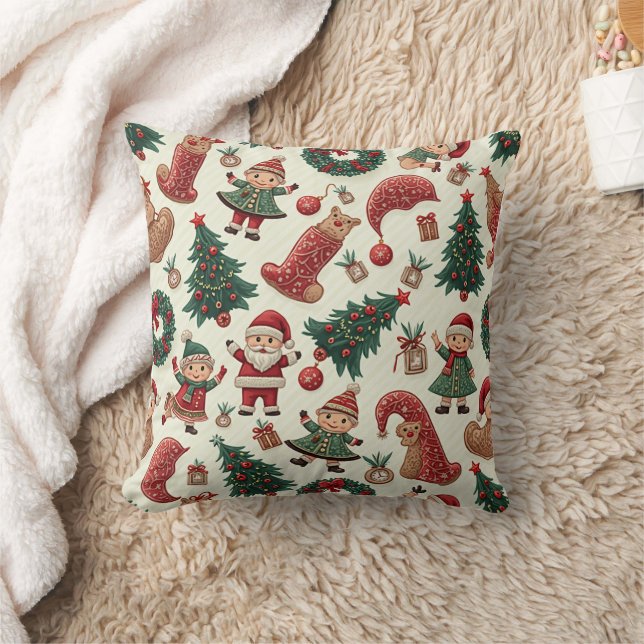 Weihnachtspolster Kissen (Decke)