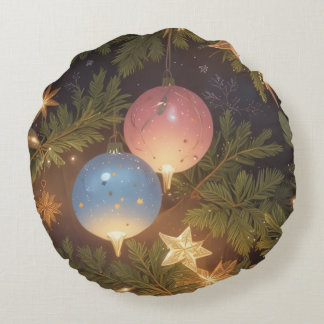 Weihnachtspolster Rundes Kissen