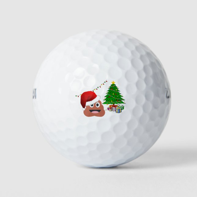 Weihnachtspool Golfball (Vorderseite)