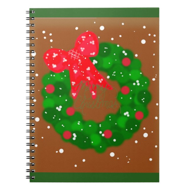 WeihnachtsportNotebook Notizblock (Vorderseite)