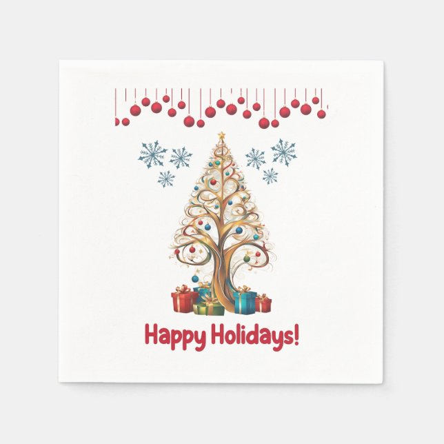 Weihnachtspost 1, Weihnachtsgeschenk, Serviette (Vorderseite)