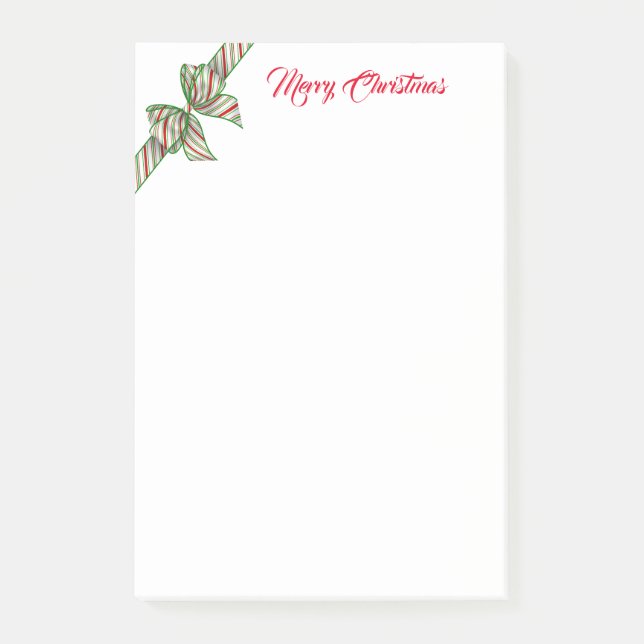 Weihnachtspost - Anmerkungen Post-it Klebezettel (Vorderseite)