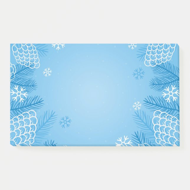 Weihnachtspost - Anmerkungen Post-it Klebezettel (Vorderseite)