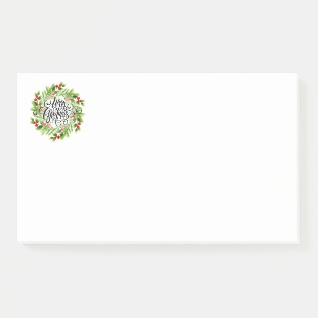 Weihnachtspost - Anmerkungen Post-it Klebezettel (Vorderseite)