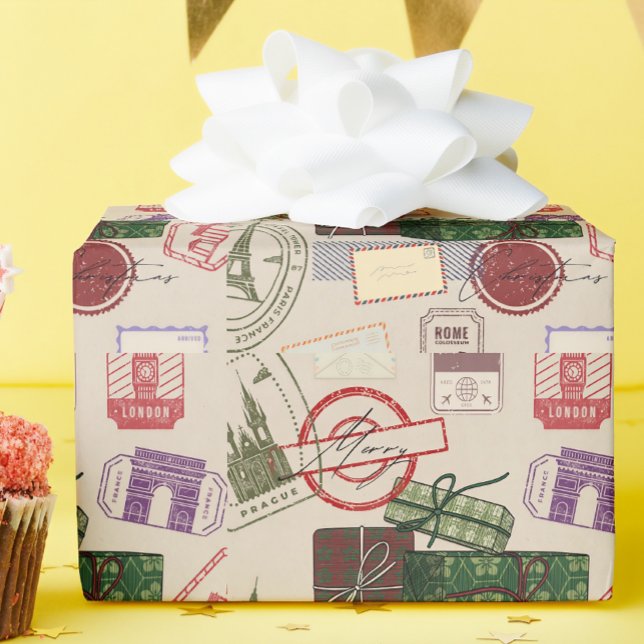 Weihnachtspost Geschenkpapier (Von Creator hochgeladen)