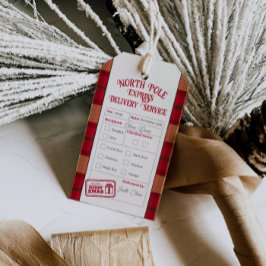 Weihnachtspost von Santa Nordpol Zustellung Geschenkanhänger