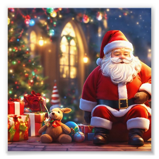 Weihnachtsposter Fotodruck (Vorne)