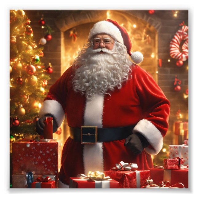 Weihnachtsposter Fotodruck (Vorne)