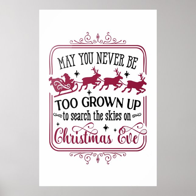 Weihnachtsposter Poster (Vorne)