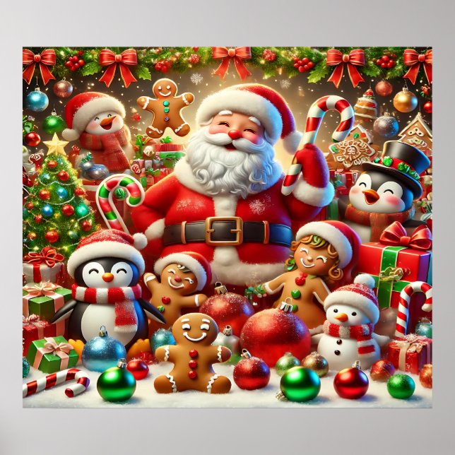 Weihnachtsposter Poster (Vorne)