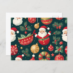 Weihnachtsposter Postkarte