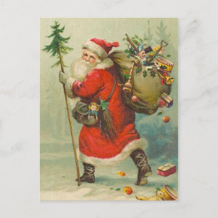 Weihnachtspostkarte des Vaters Viktorianisch Postkarte