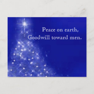 Weihnachtspostkarte Feiertagspostkarte