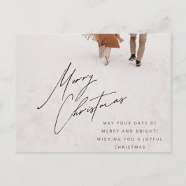 Weihnachtspostkarte Feiertagspostkarte