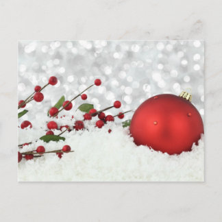 Weihnachtspostkarte Feiertagspostkarte