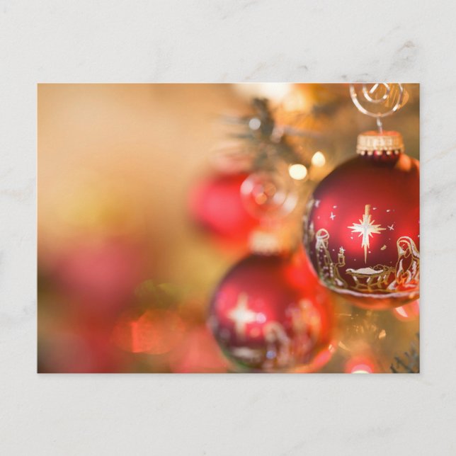 Weihnachtspostkarte Postkarte (Vorderseite)