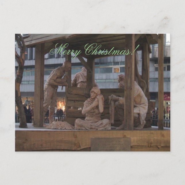 Weihnachtspostkarte Postkarte (Vorderseite)