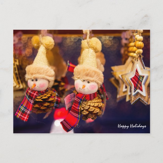 Weihnachtspostkarte Postkarte (Vorderseite)