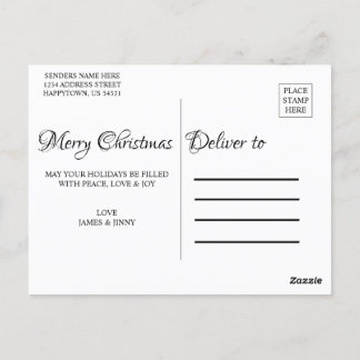 Weihnachtspostkarte Postkarte