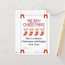 Weihnachtspostkarte