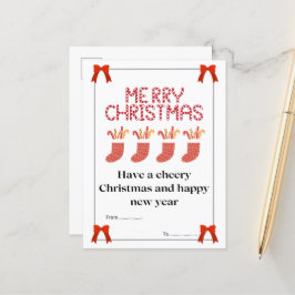 Weihnachtspostkarte Postkarte