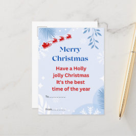 Weihnachtspostkarte Postkarte