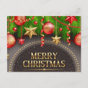 Weihnachtspostkarten Feiertagspostkarte