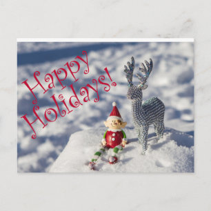 Weihnachtspostkarten Feiertagspostkarte