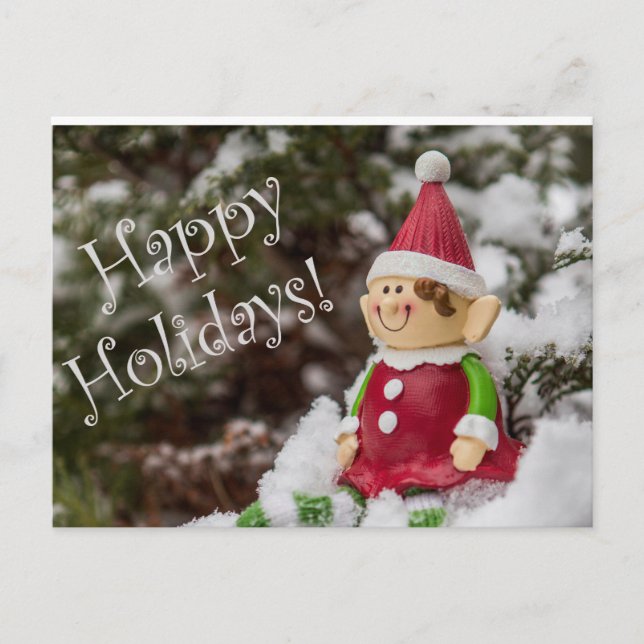 Weihnachtspostkarten Feiertagspostkarte (Vorderseite)