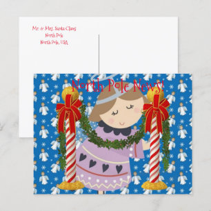 Weihnachtspostkarten Nordpol Postkarte