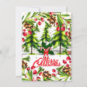 Weihnachtspostkartenset, Kartenset, Feiertagskarte Save The Date