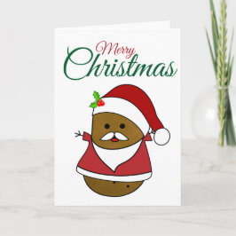 Weihnachtspotato Feiertagskarte