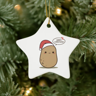 Weihnachtspotato Keramik Ornament