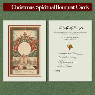 Weihnachtspriester Spirituelle Bouquet Heilige Kar