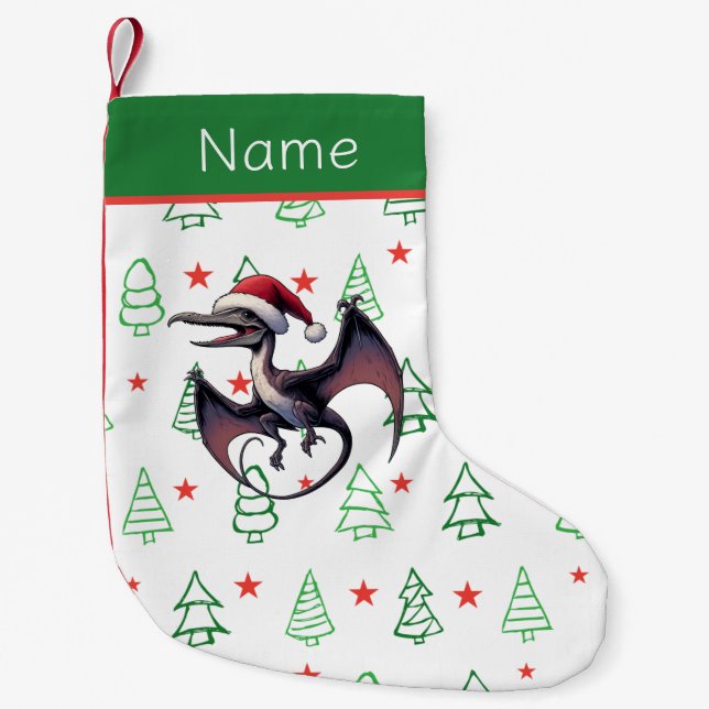 Weihnachtspterodaktylus Kleiner Weihnachtsstrumpf (Vorderseite)