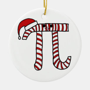 Weihnachtspu-Mathe-Verzierung Keramik Ornament