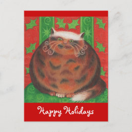 Weihnachtspud 'Happy Holidays' Postkarte