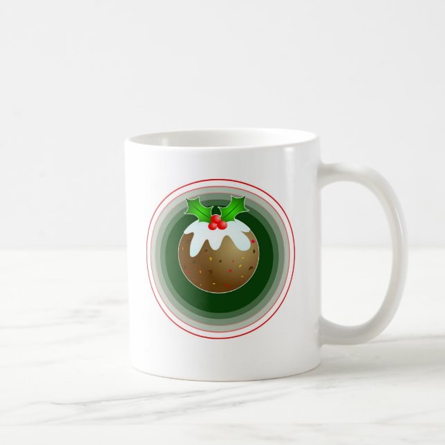 Weihnachtspudding Kaffeetasse (Rechts)