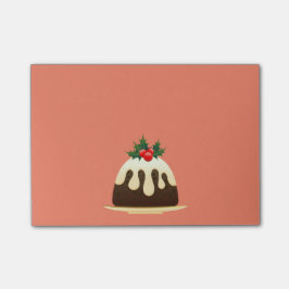 Weihnachtspudding Post-it Klebezettel