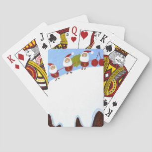 Weihnachtspudding und Weihnachtsmänner.JPG Spielkarten
